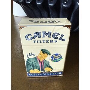 Vintage‎ Camel Filters Collectible Cigarette Hard Pack Joe's Place - EMPTY